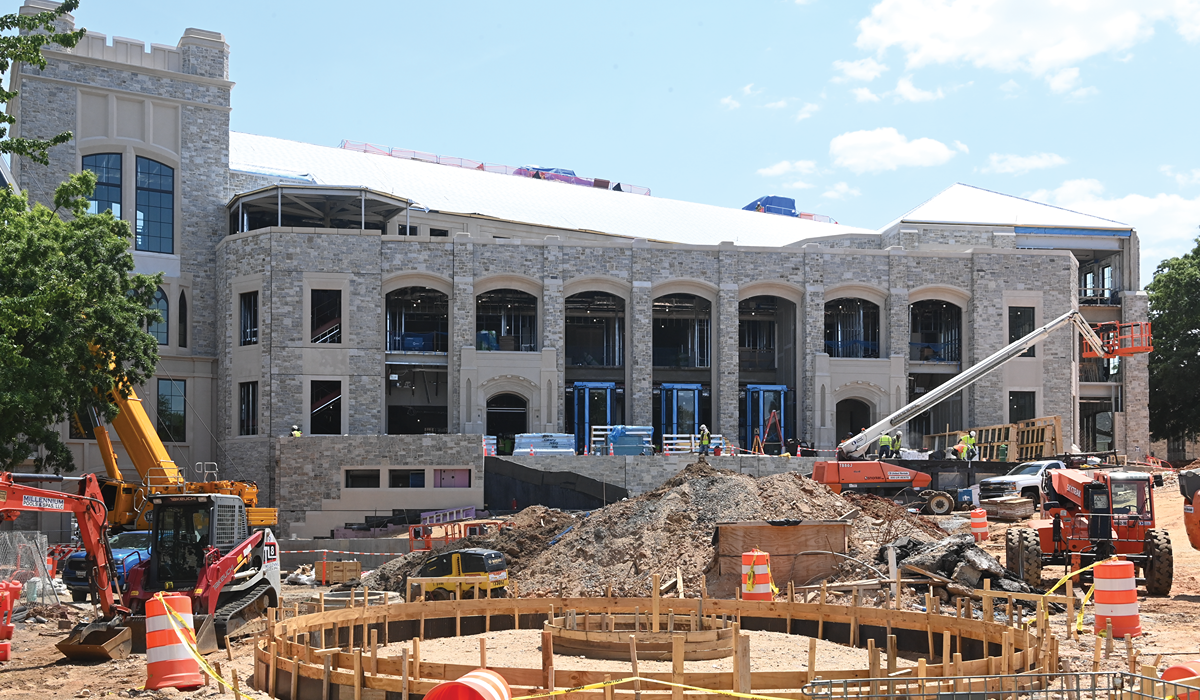 Conway School of Nursing Building under construction