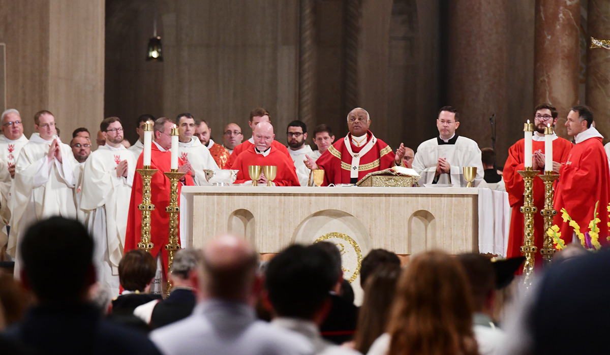 The Catholic University of America celebrated the start of the academic year with the Mass of the Holy Spirit, a tradition where the community gathers to pray for guidance and grace from God.