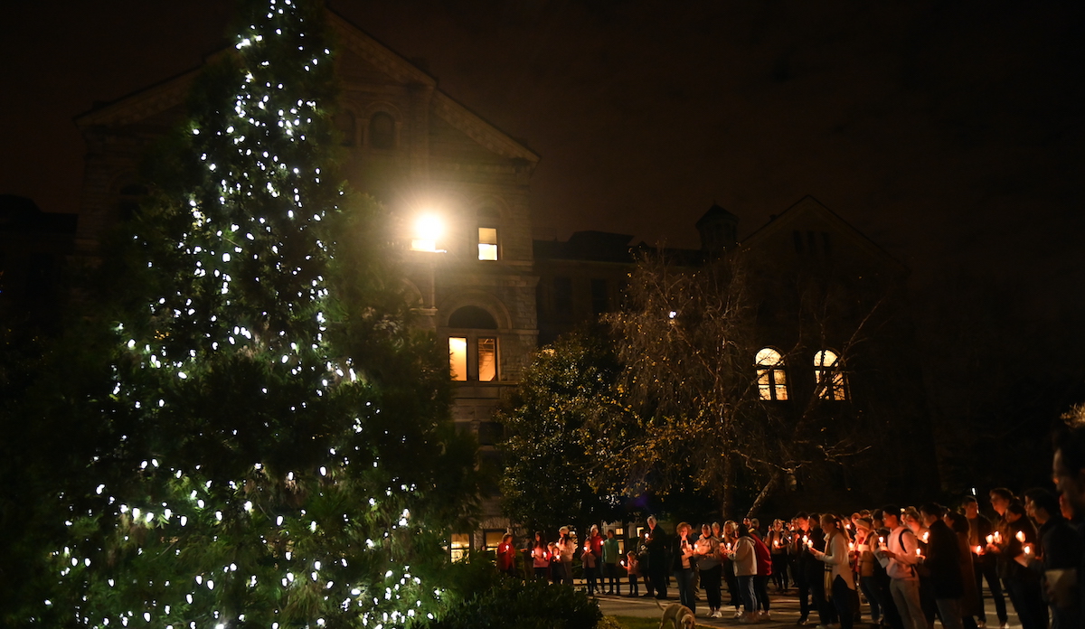 It&#8217;s beginning to look a lot like Christmas at Catholic University, with the return of many favorite festivities to celebrate faith and community. Through the Office of Campus Activities (OCA), the Benjamin T. Rome School of Music, Residence Life, and many other campus offices and organizations, there will be many ways to share in the spirit of the season before the holiday break.