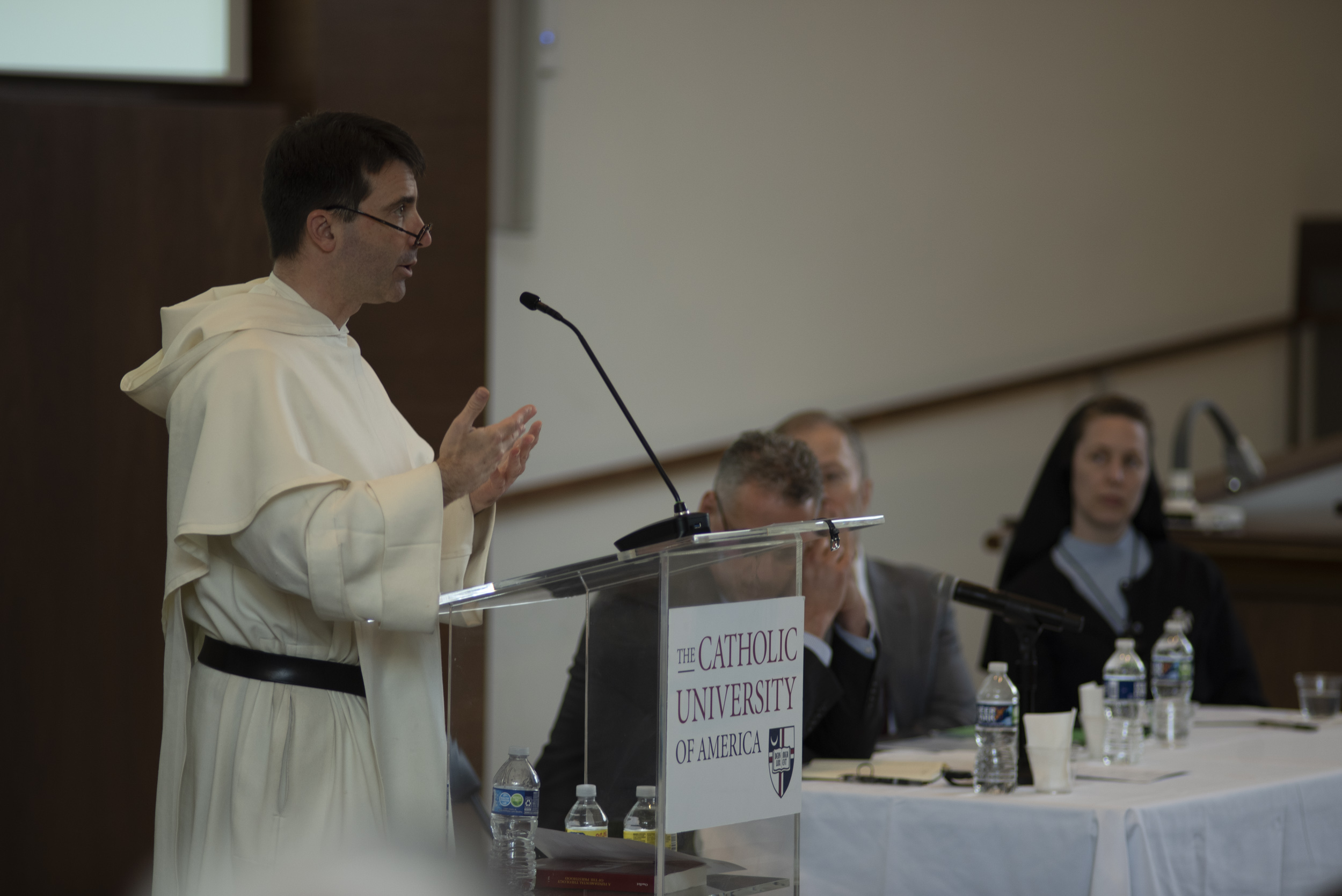 Around 200 priests, religious, theologians, and laypeople participated in a symposium on the theology of the priesthood featuring Cardinal Marc Ouellet, prefect emeritus of the Dicastery of Bishops, at The Catholic University of America May 16.&#160;