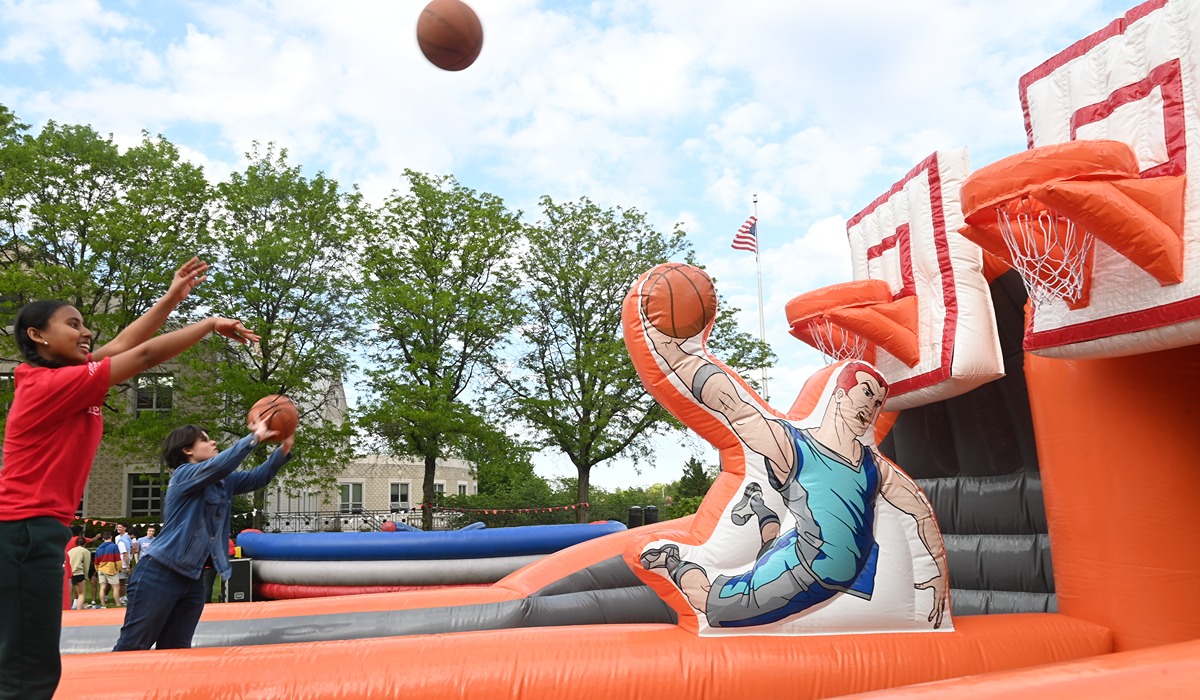 Catholic University&#8217;s Office of Campus Activities' annual Cardinalpalooza event brought together students for the end-of-the-year celebration Friday.