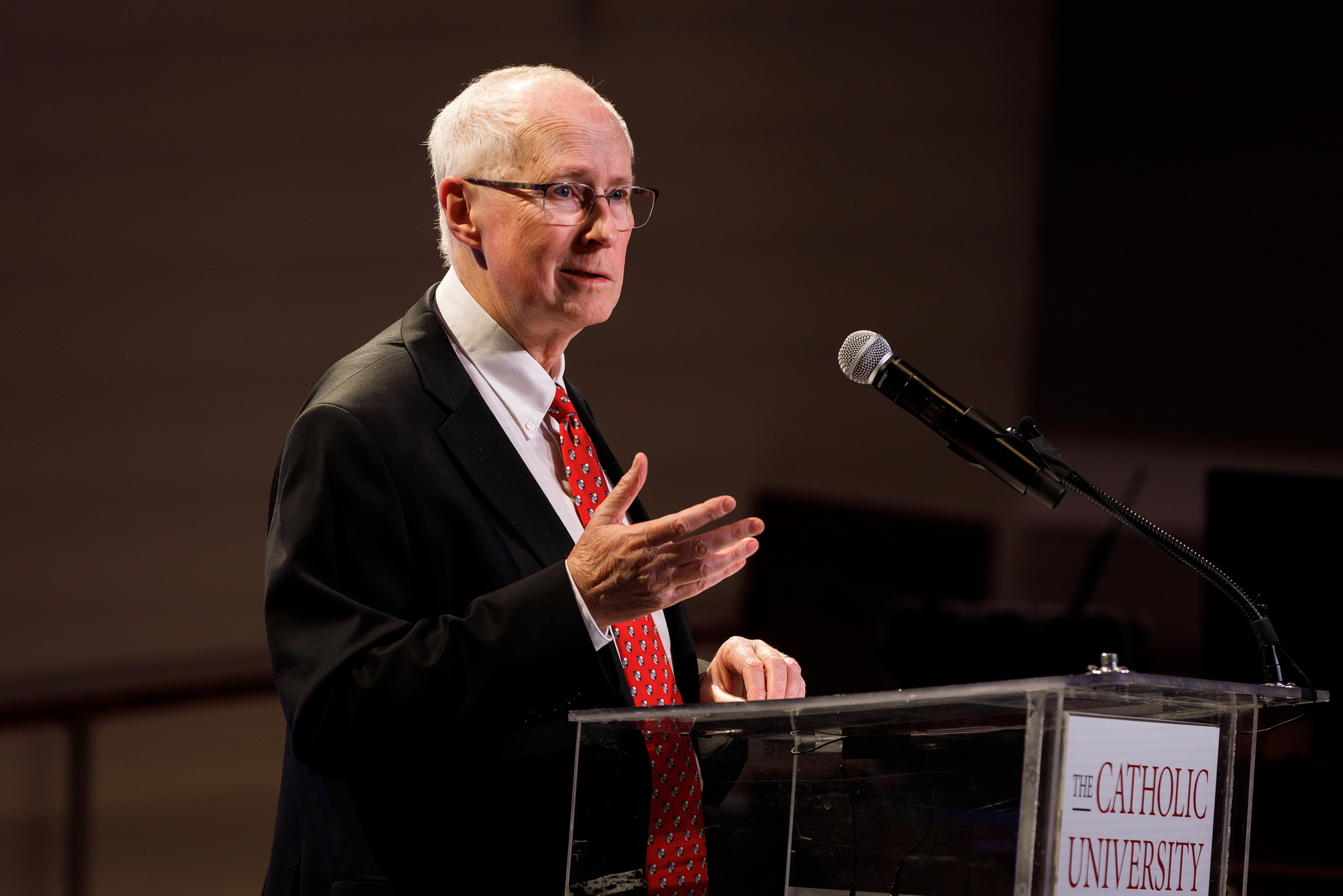 Scholars from around the world presented at a conference March 13-14 to honor 40 years of work from David Walsh, professor of politics and a leading philosophical scholar at The Catholic University of America.