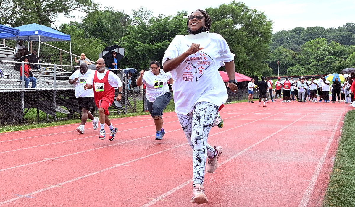 More than 400 athletes from across the District of Columbia competed in the events at the DuFour Center