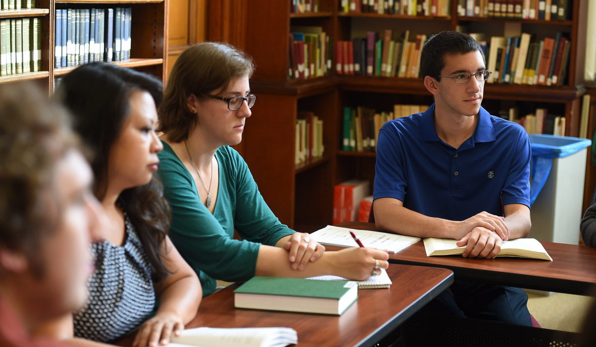 Students in class