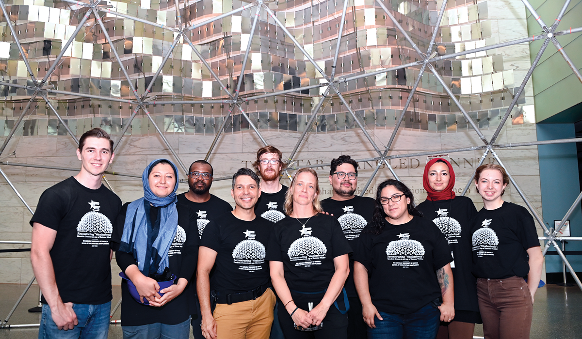 he Catholic University team at the Smithsonian.