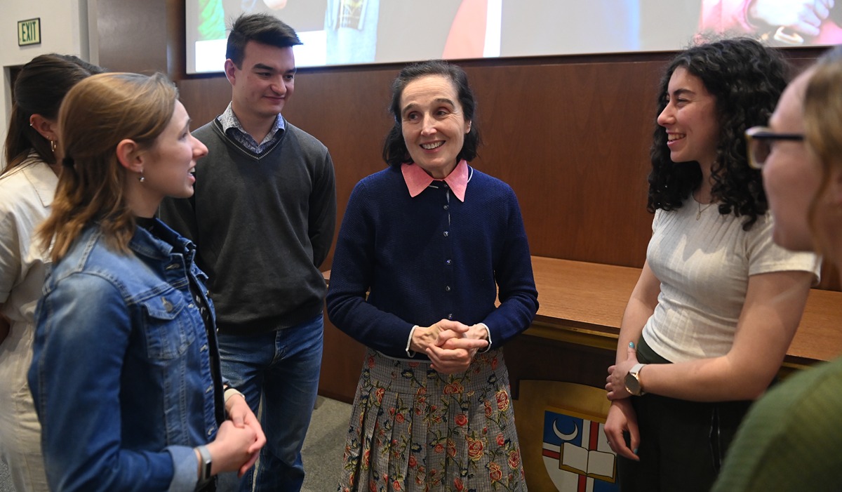 What is it like to be the child of an actual saint? Students at The Catholic University of America had the chance to find out.