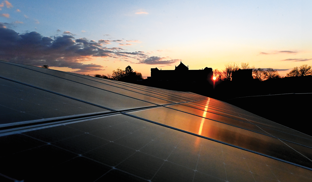 The Solar Array, seen here during dawn earlier this year, has been in development for years.