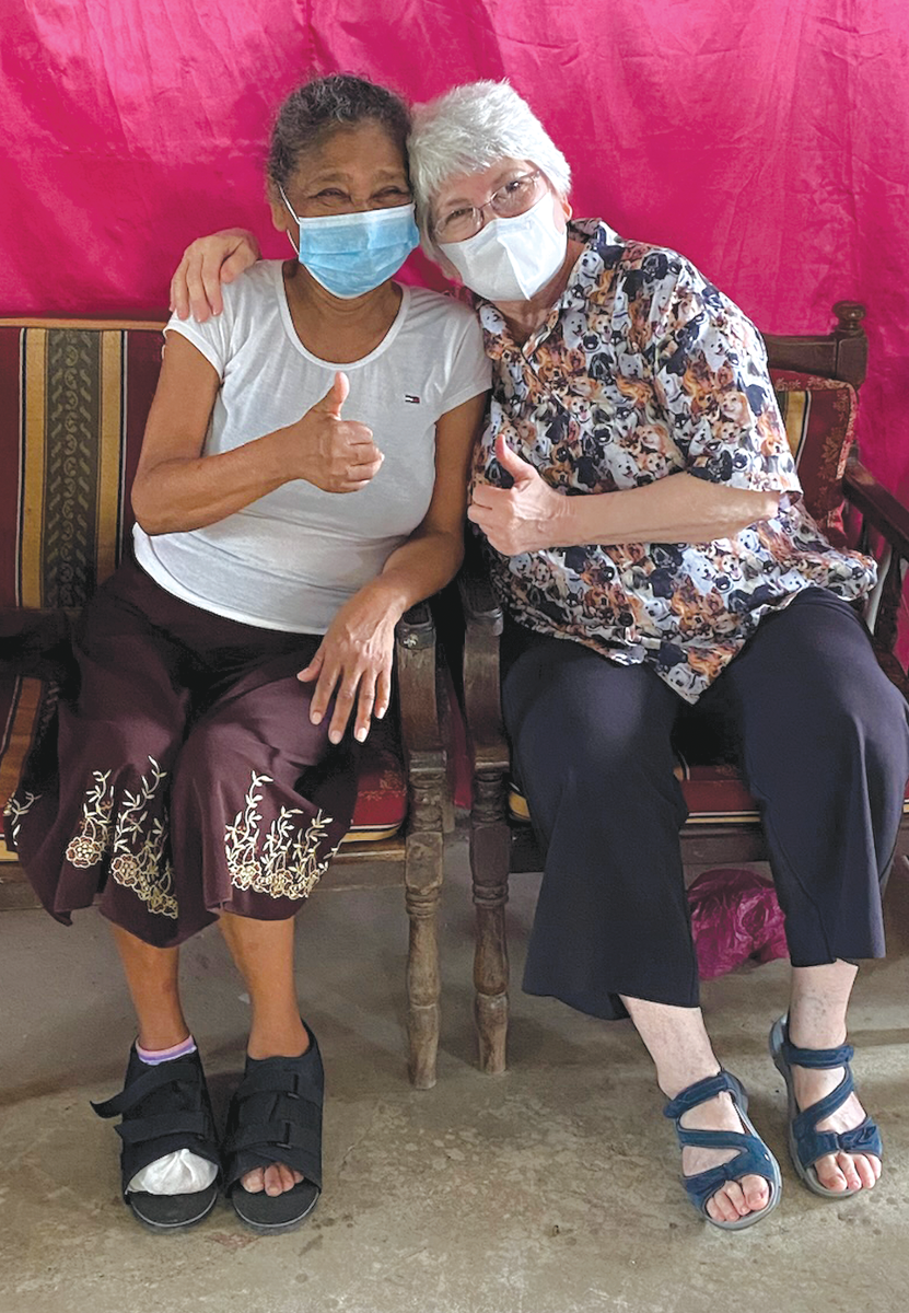 Sister Annie Credidio, BVM, at Damien House, a residential hospital in Guayaquil, Ecuador.