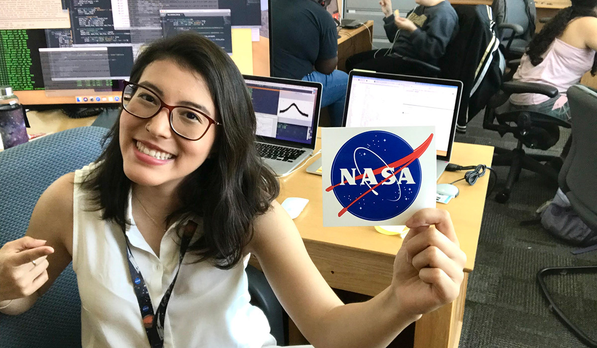 Physics doctoral candidate Stela Ishitani Silva received a NASA Postdoctoral Program fellowship to pursue her dream to design artificial intelligence to discover distant worlds.