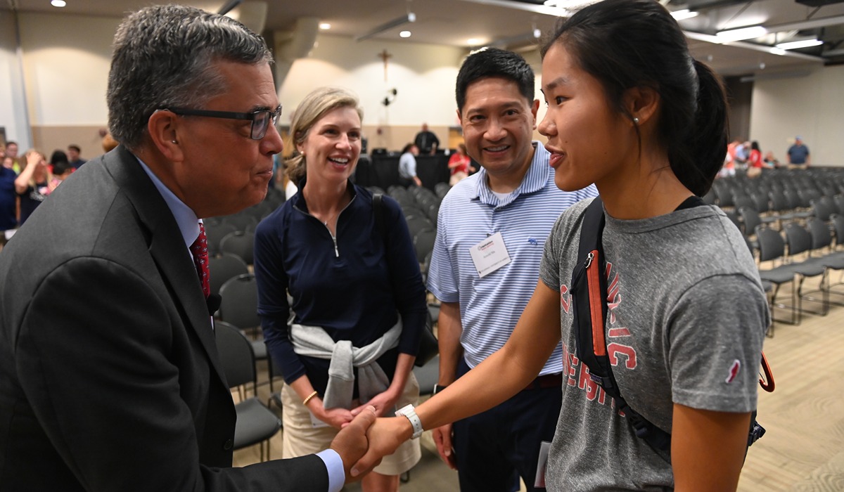 If the Class of 2027 represents the future of The Catholic University of America, it is looking brighter than ever.