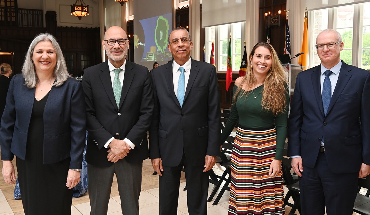 The annual World Portuguese Language Day is an opportunity to celebrate the global connections at The Catholic University of America. This year, diplomats from several Portuguese-speaking countries attended a crowded May 5 event featuring live music, poetry readings, cultural awareness activities, and food.&#160; 