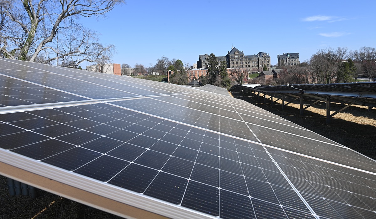 The University's new&#160;solar array is scheduled to open this summer and will provide locally generated, clean energy to District households, small businesses, nonprofits, and seniors in the city&#8217;s Ward 5.&#160;