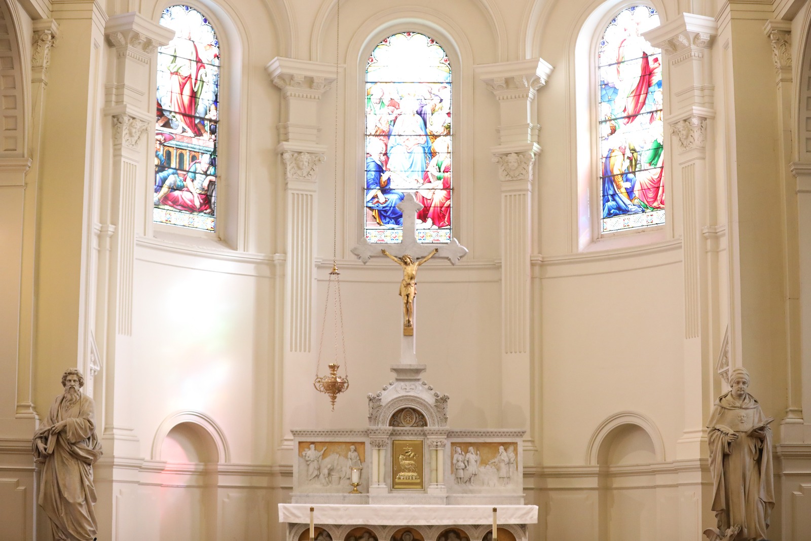 Altar inside St. Paul Chapel on campus