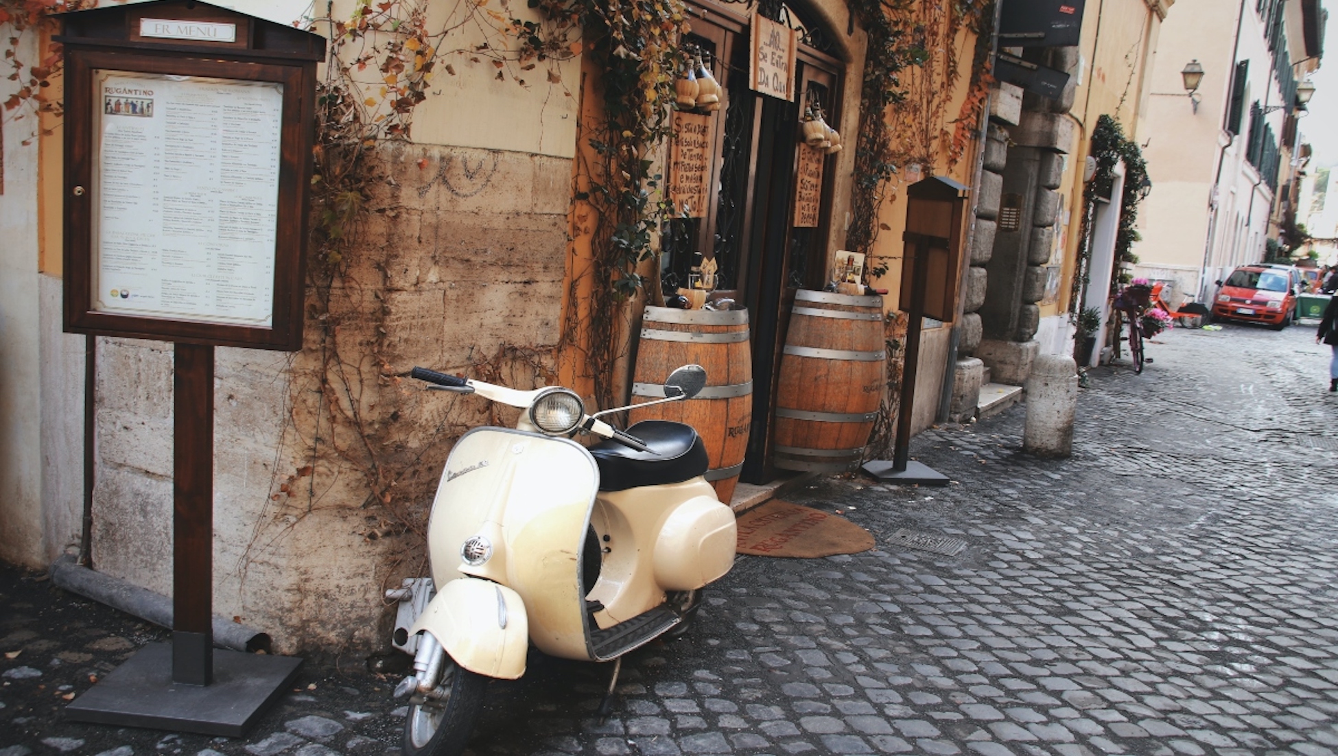 cute street in Rome