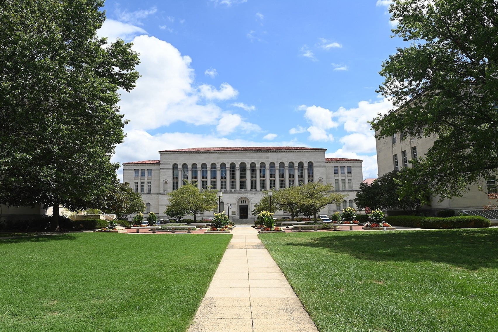 exterior of mullen library