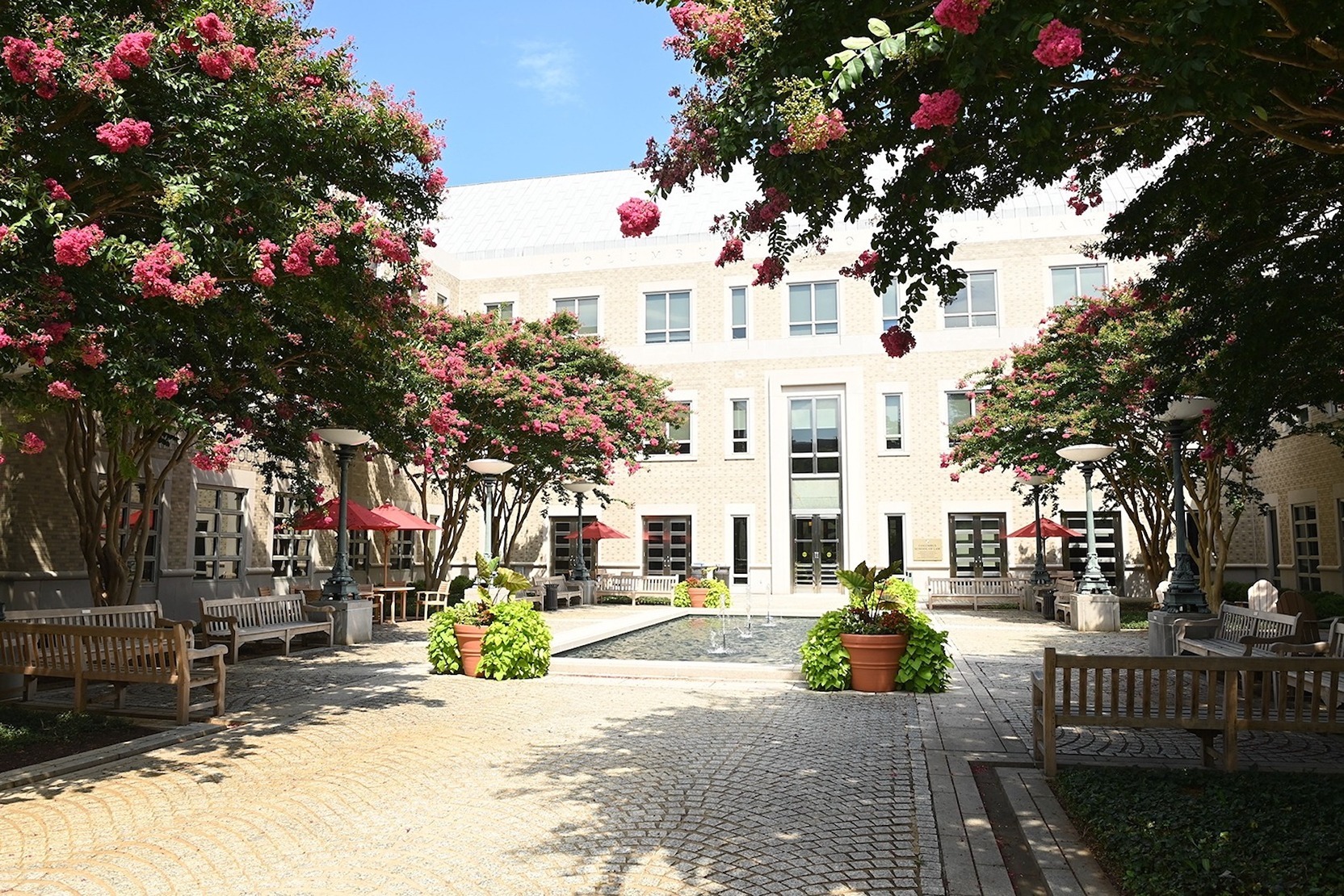 exterior of the columbus school of law