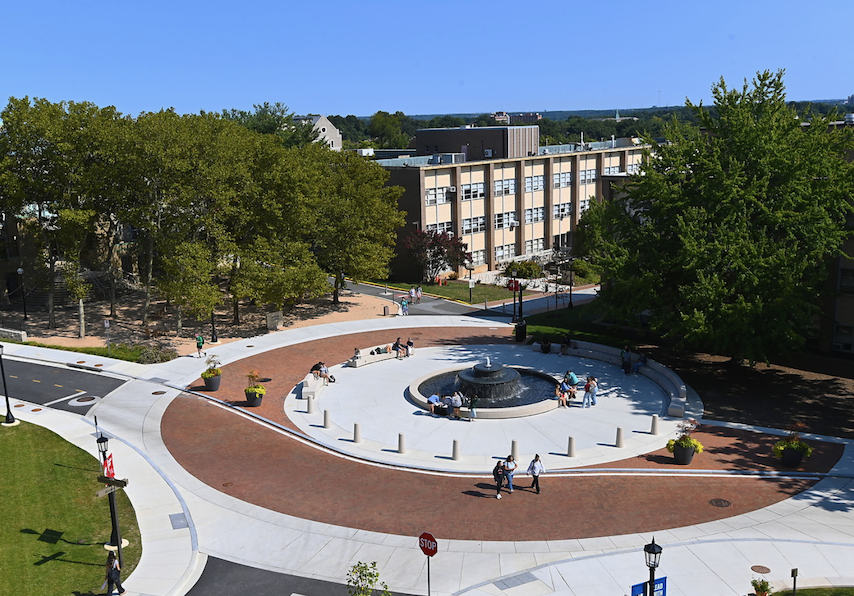 view of the Conway fountain