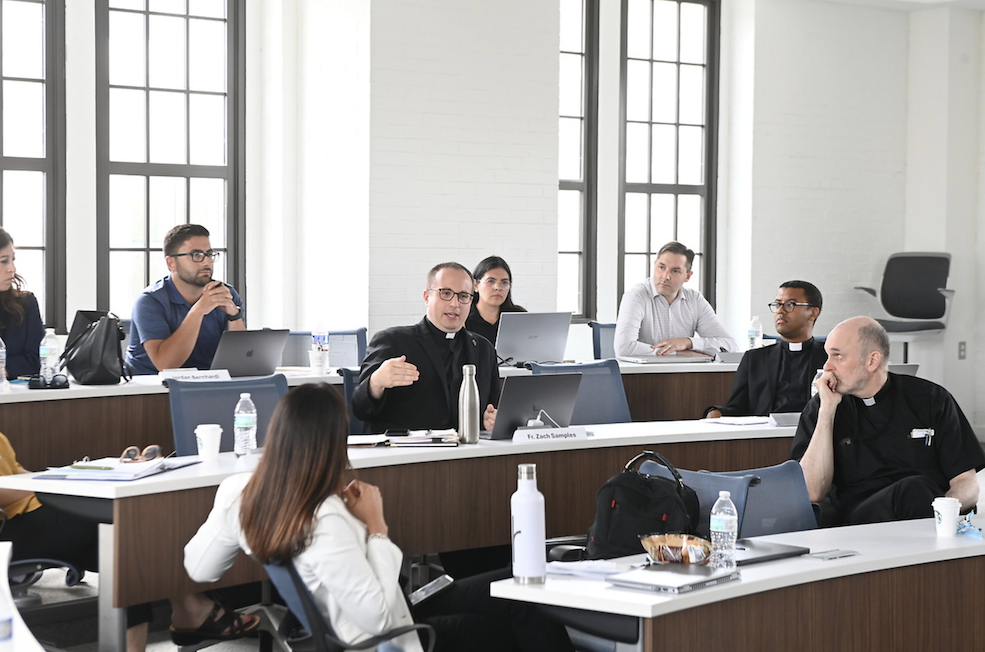 lecture hall with students