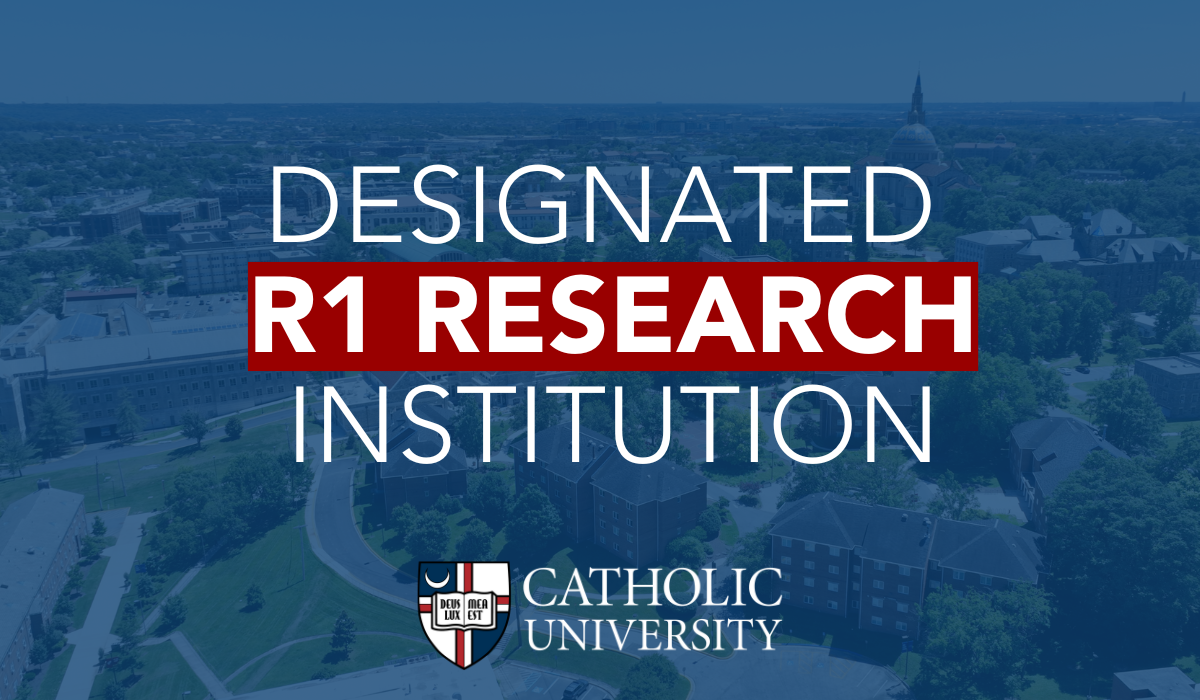 Graphic that reads "Designated R1 Research Institution"