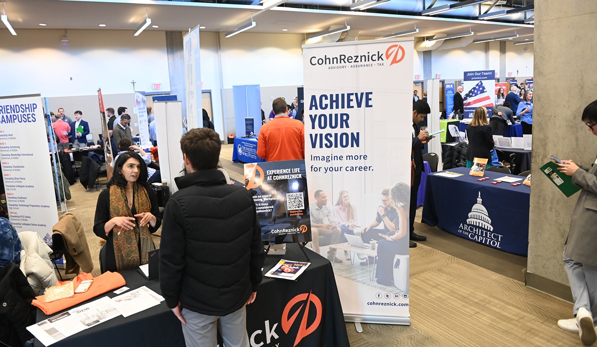 Career fair booths