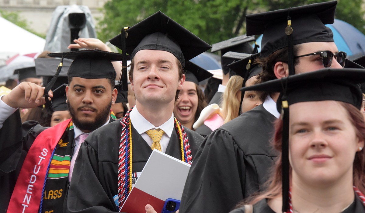 The annual Commencement ceremony is a highlight of the year at the University. 