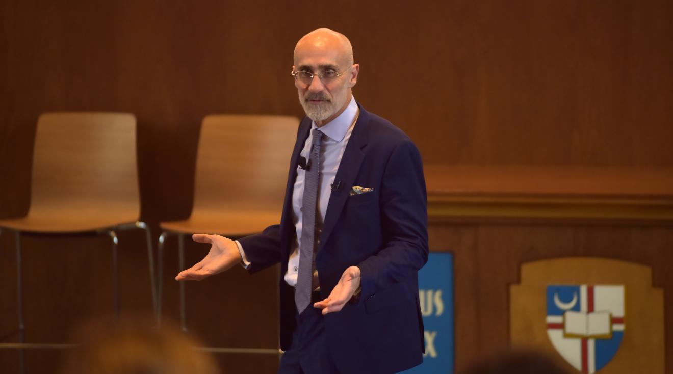 Arthur Brooks Lecturing